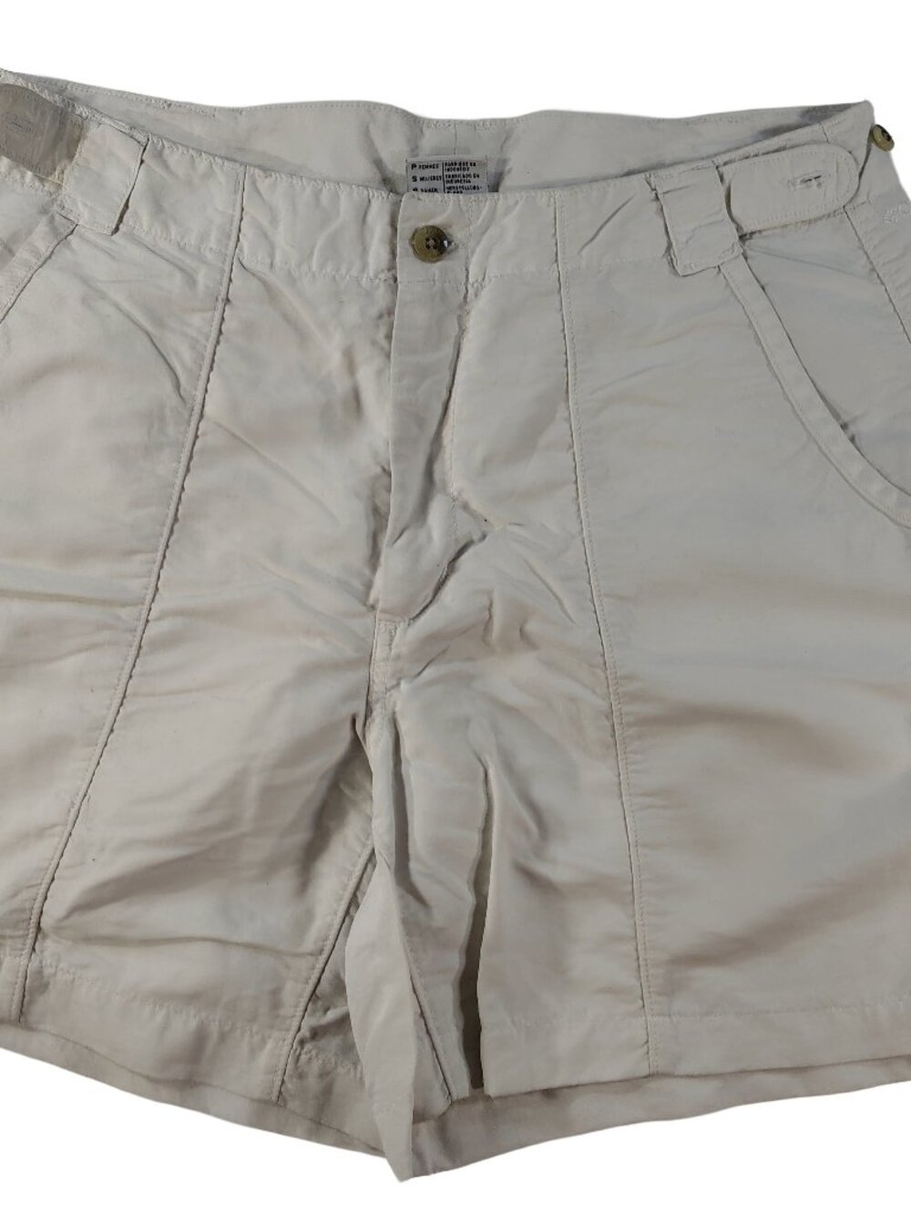 Women's Small Beige PFG Columbia Sportswear CO. Branded Shorts